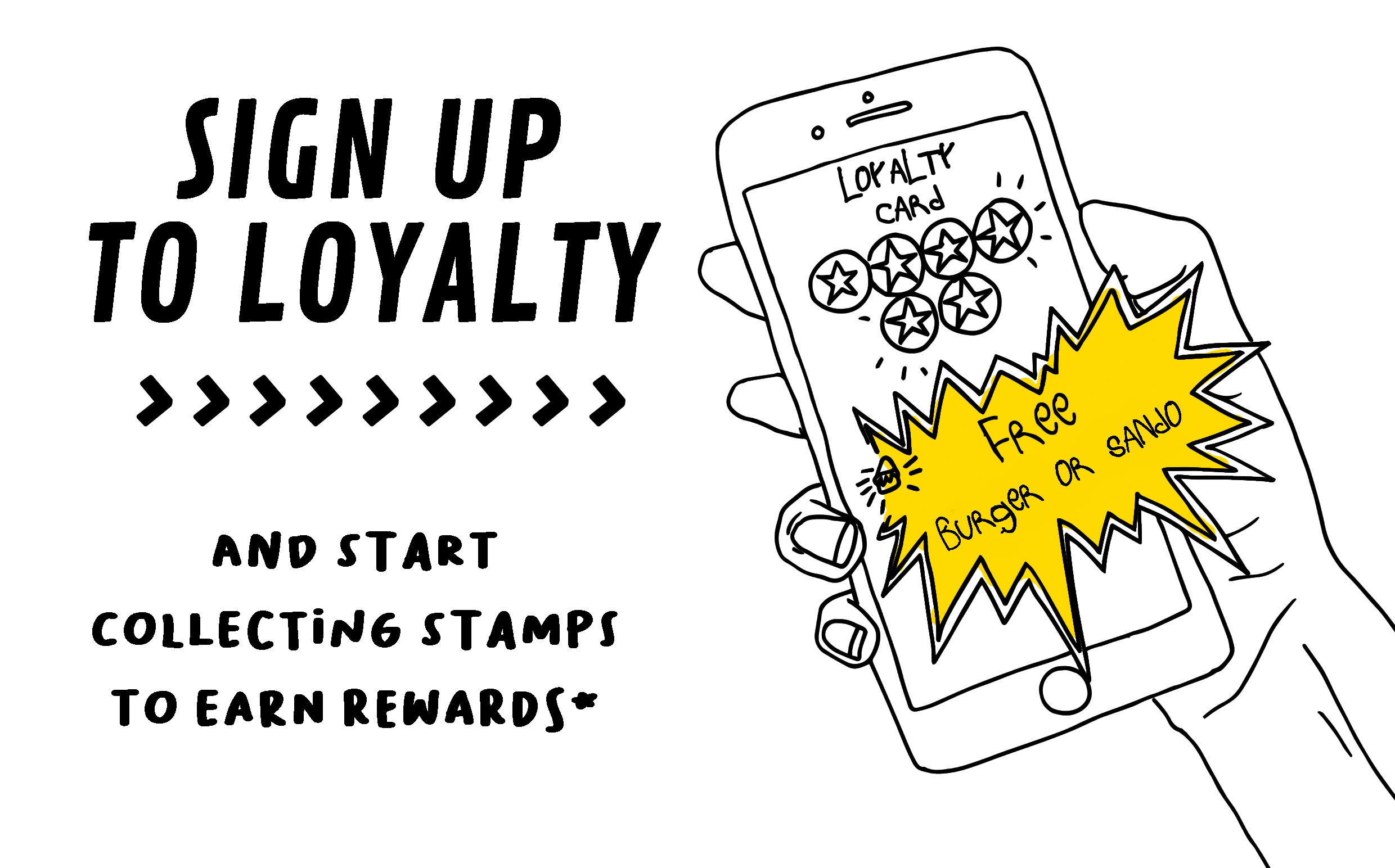 Sign up to loyalty